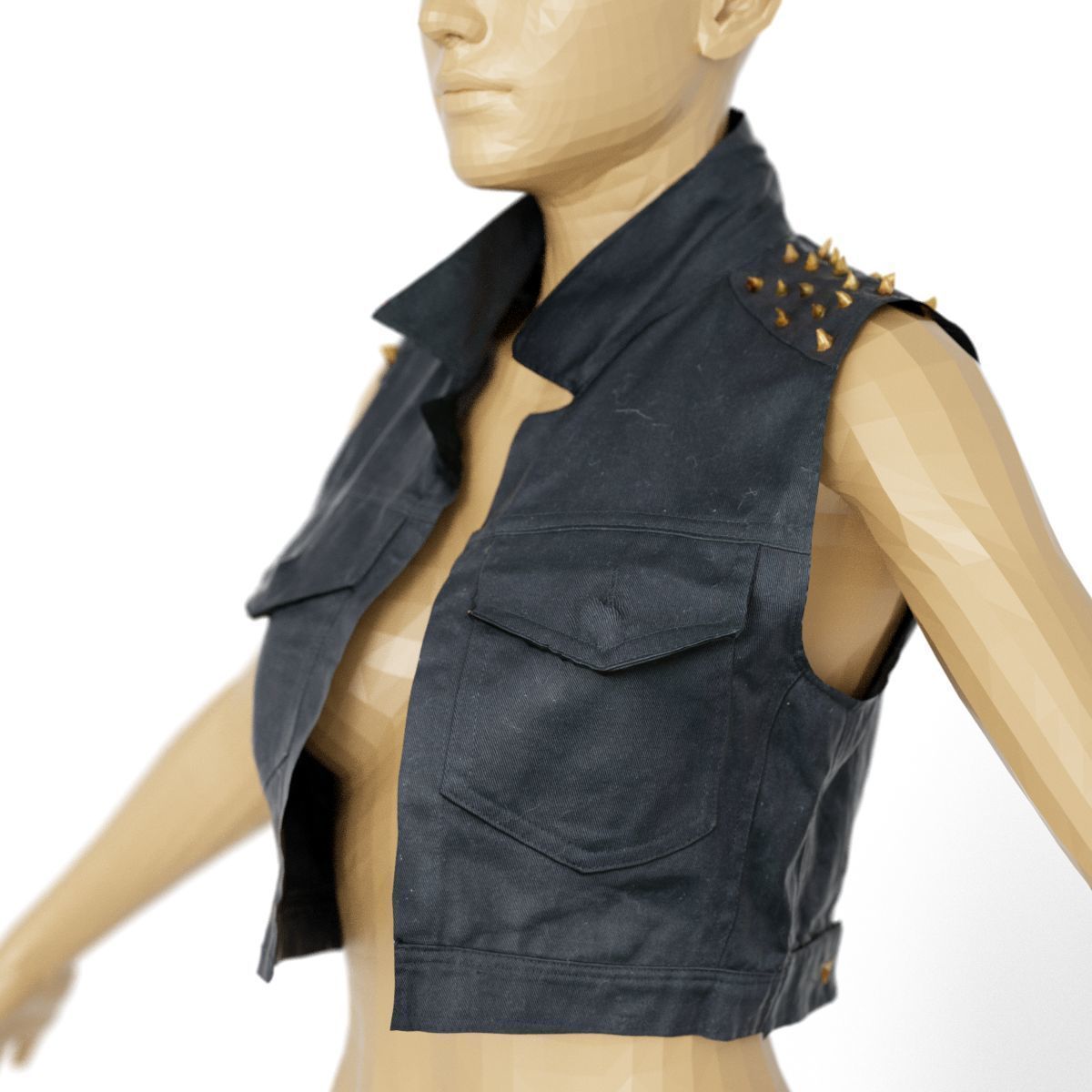 20 Jackets Leather and Jeans for Women Collection Low-poly 3D model_37