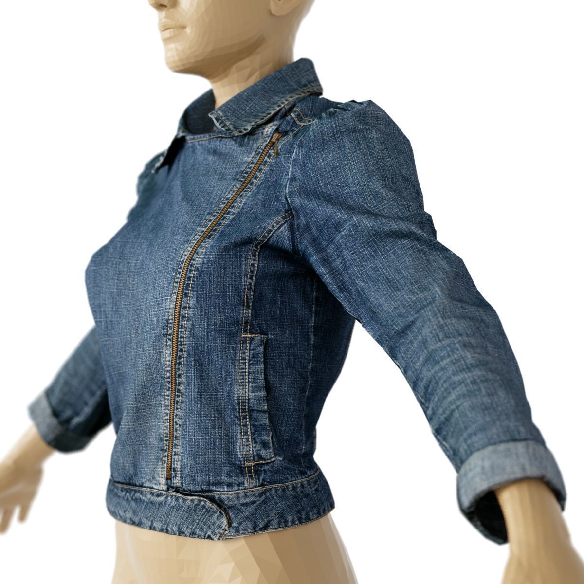 20 Jackets Leather and Jeans for Women Collection Low-poly 3D model_30