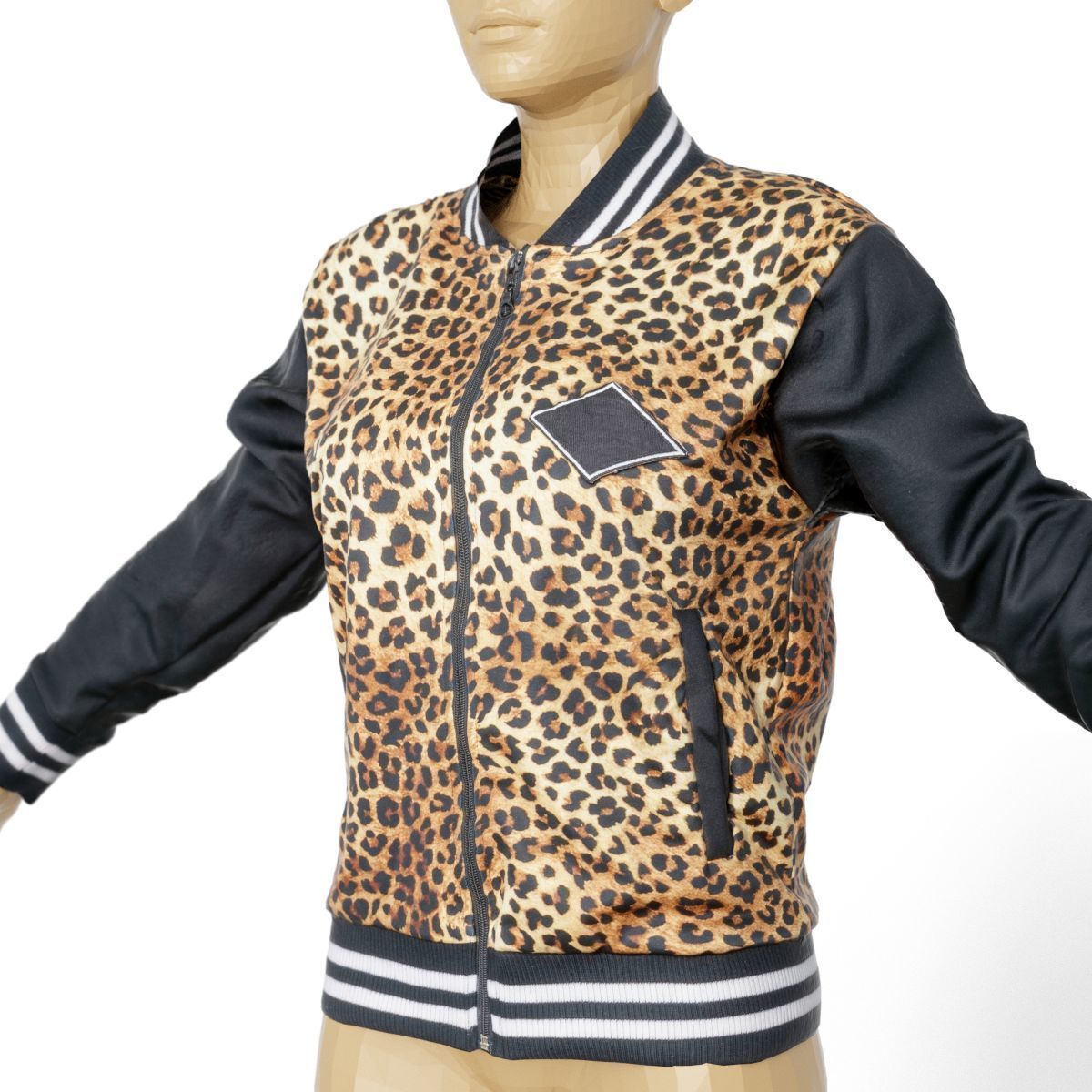 20 Jackets Leather and Jeans for Women Collection Low-poly 3D model_3