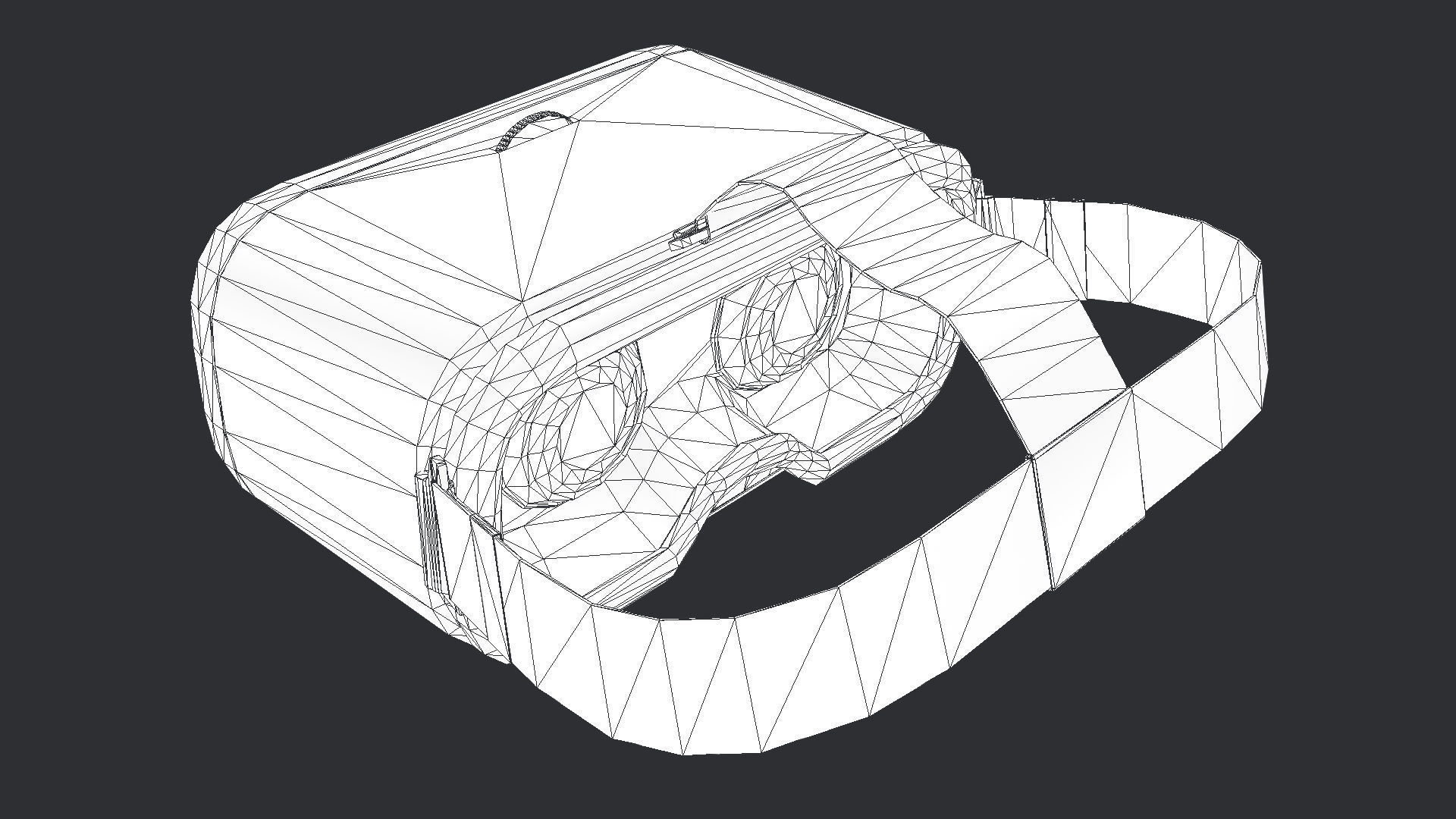 VR Headset PBR 3D model_4