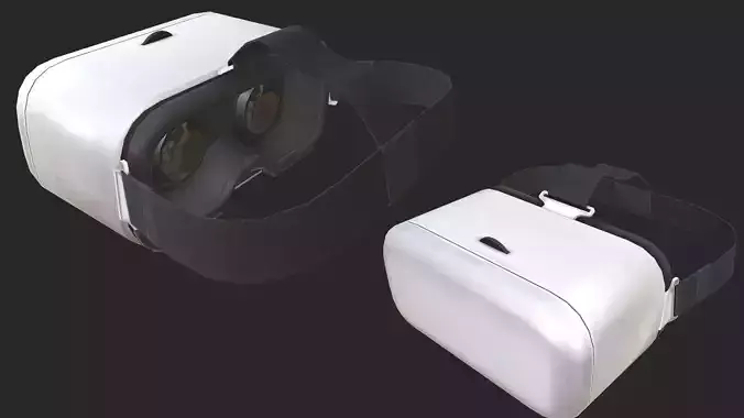 VR Headset PBR 3D model