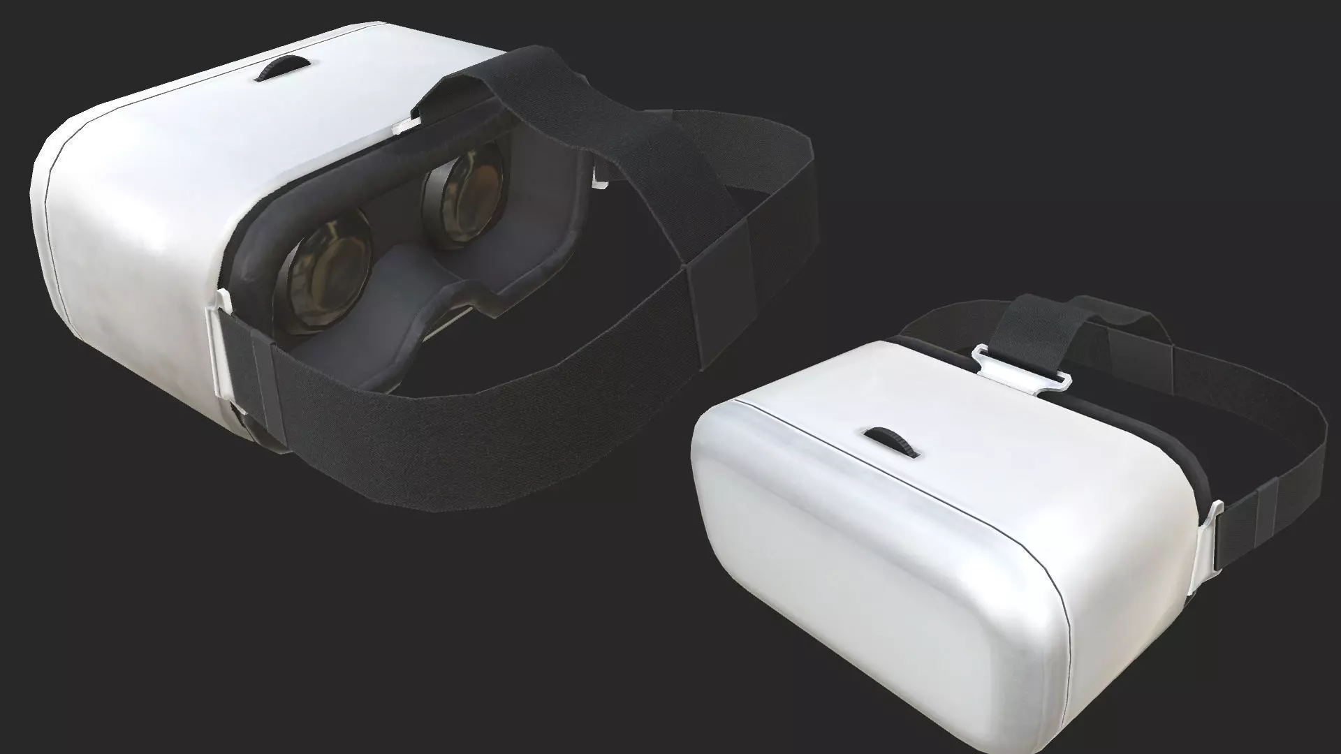 VR Headset PBR 3D model_0