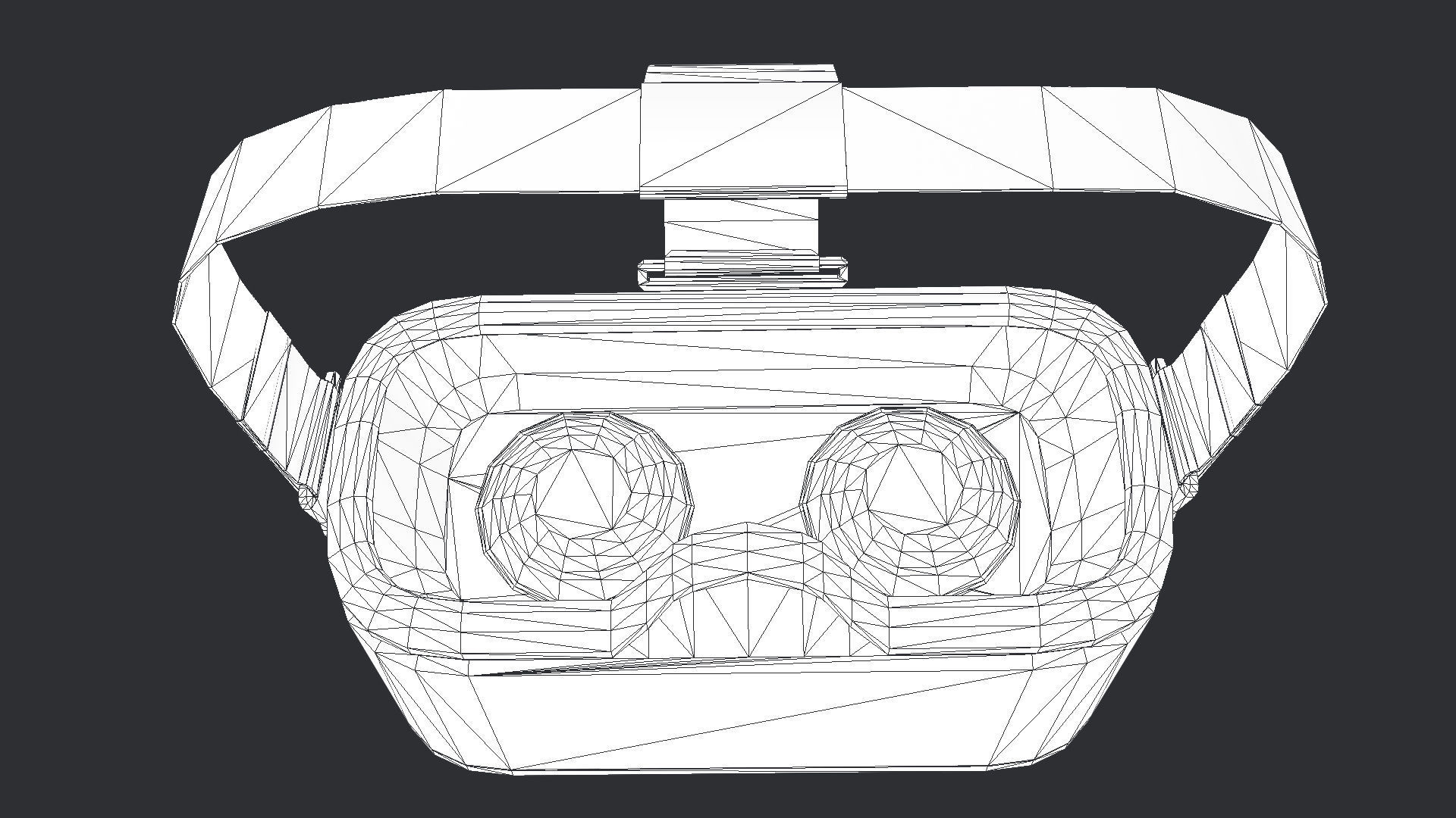 VR Headset PBR 3D model_6