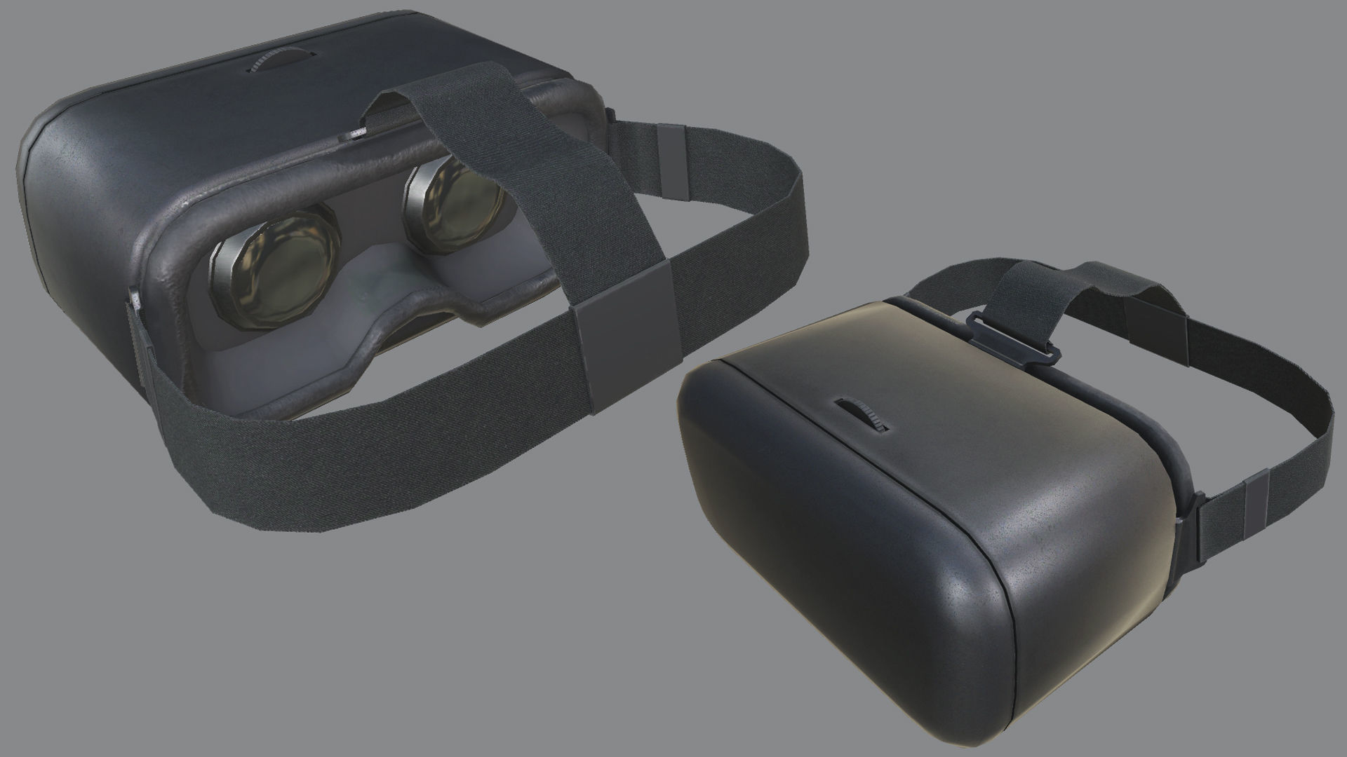 VR Headset PBR 3D model_2