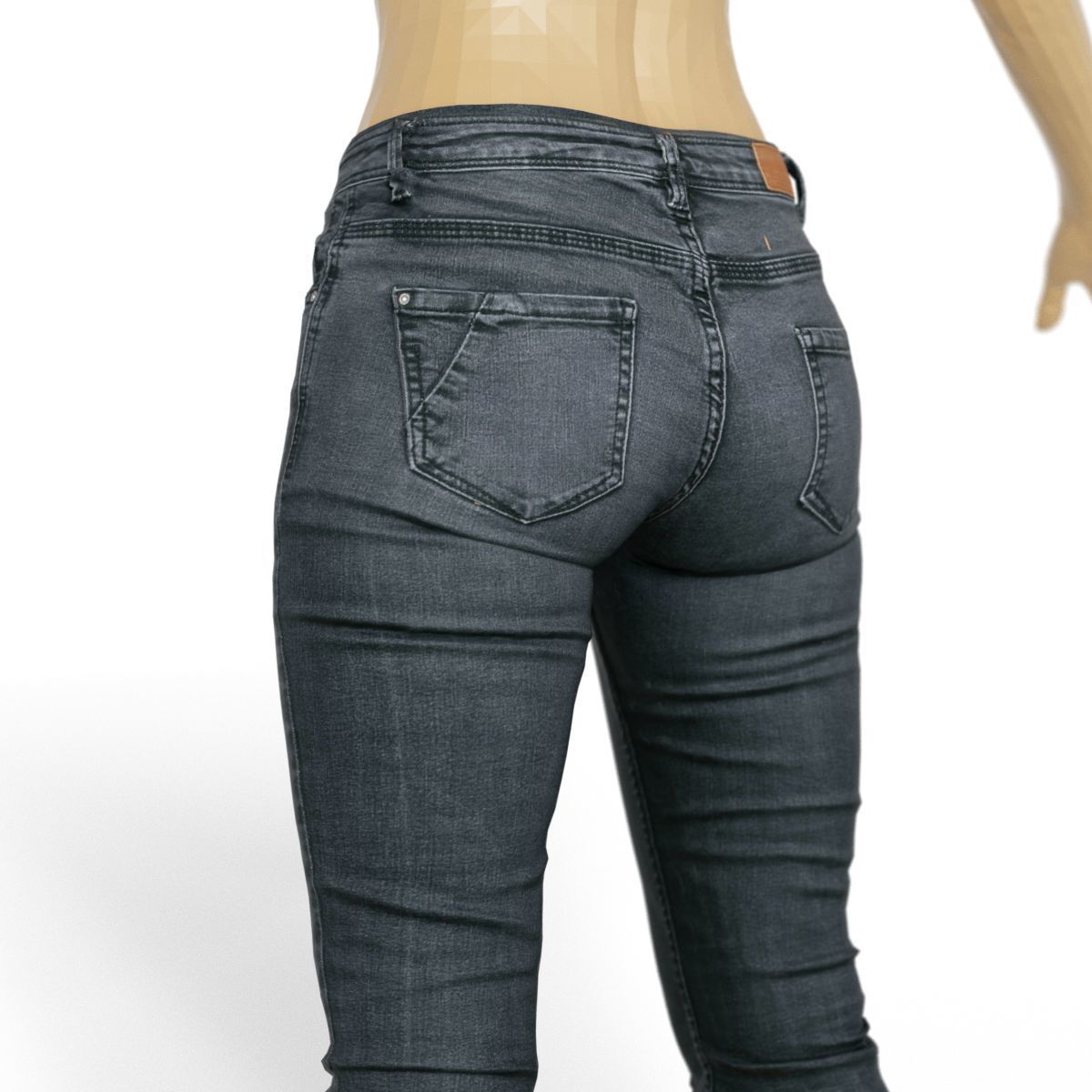 20 Trousers and Skirts Women Collection Fashion Apparel Low-poly 3D model_7