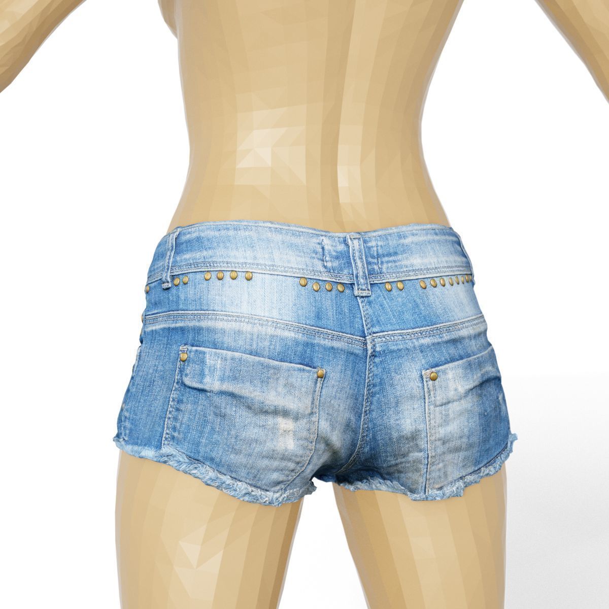 20 Trousers and Skirts Women Collection Fashion Apparel Low-poly 3D model_26