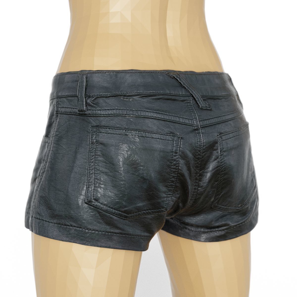 20 Trousers and Skirts Women Collection Fashion Apparel Low-poly 3D model_33