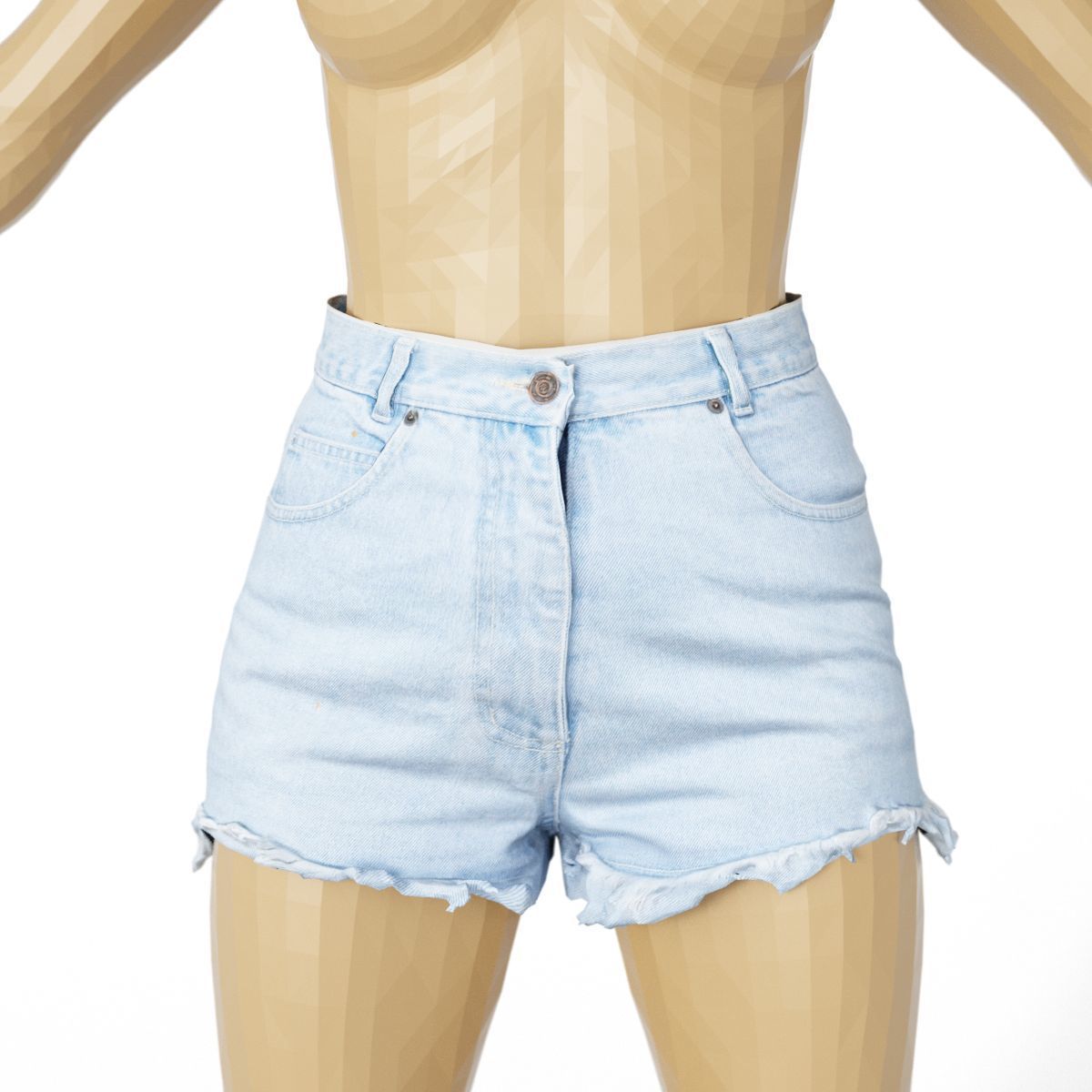 80 Vintage 90s and Rock Clothing Items Fashion collection Women Low-poly 3D model_14