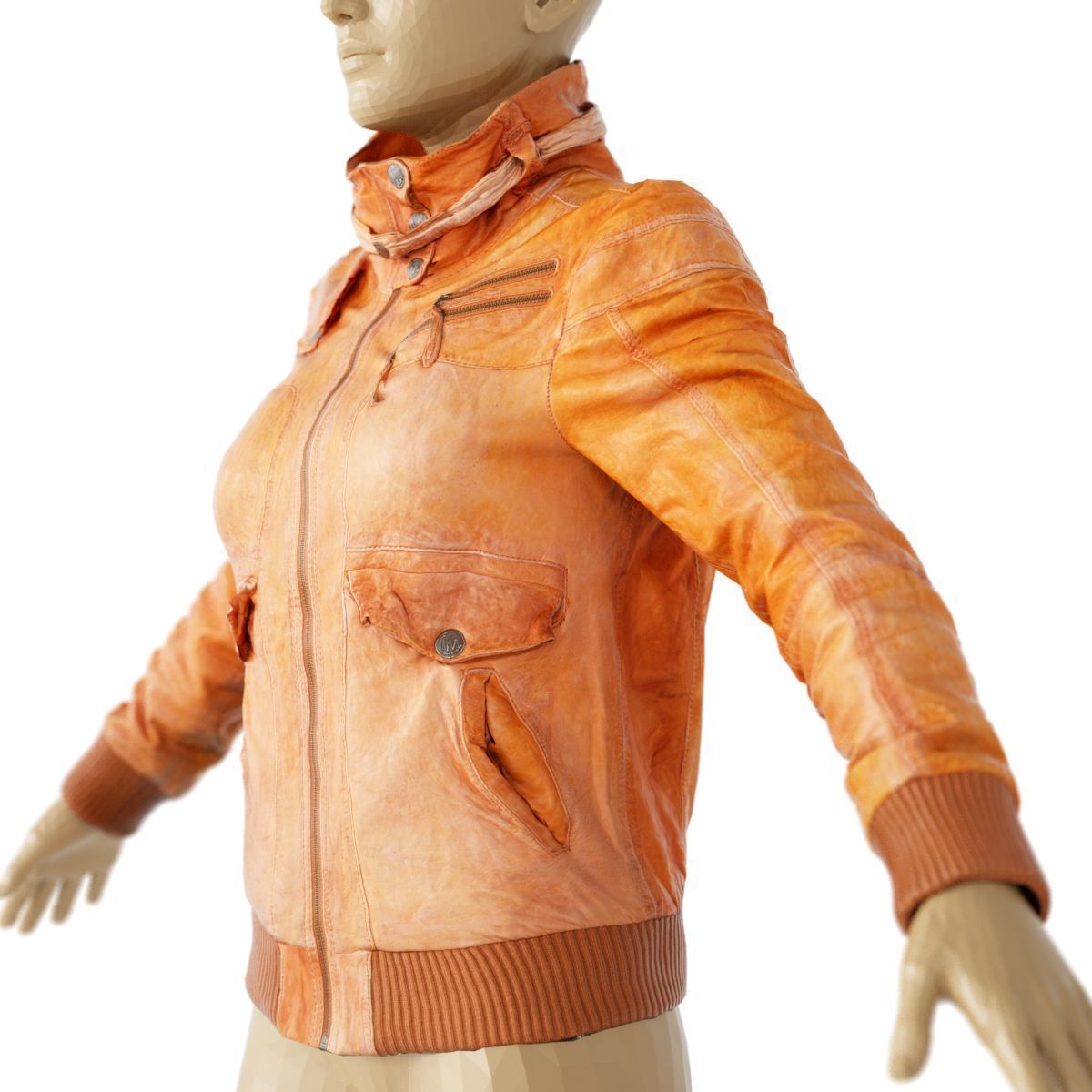 80 Vintage 90s and Rock Clothing Items Fashion collection Women Low-poly 3D model_110