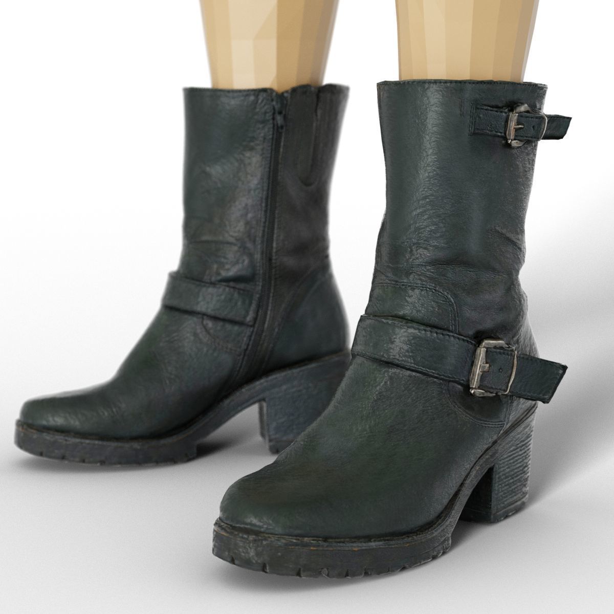 80 Vintage 90s and Rock Clothing Items Fashion collection Women Low-poly 3D model_28