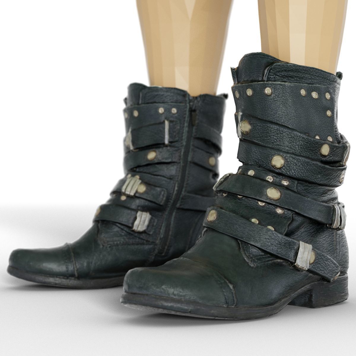 80 Vintage 90s and Rock Clothing Items Fashion collection Women Low-poly 3D model_81