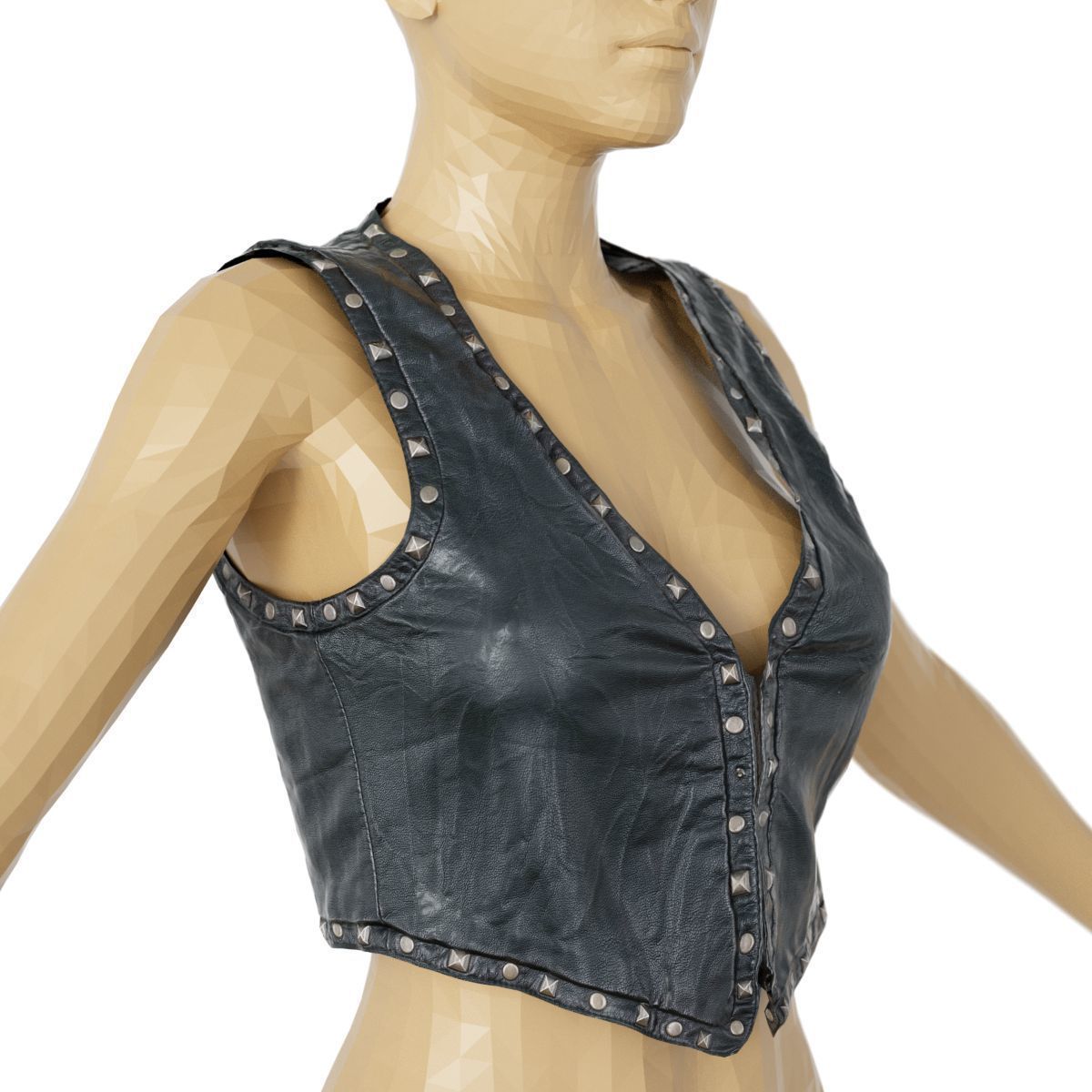 80 Vintage 90s and Rock Clothing Items Fashion collection Women Low-poly 3D model_51