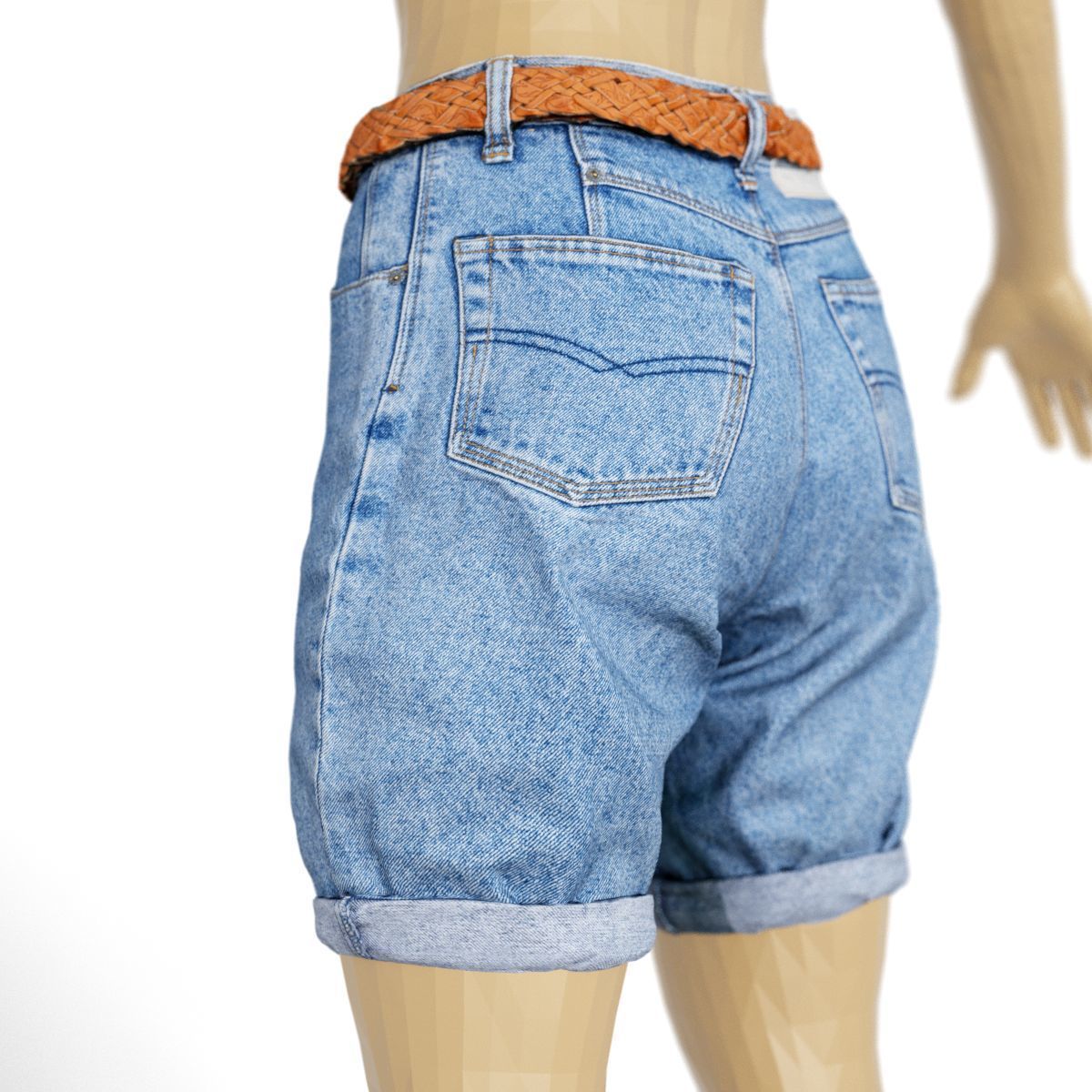 80 Vintage 90s and Rock Clothing Items Fashion collection Women Low-poly 3D model_70