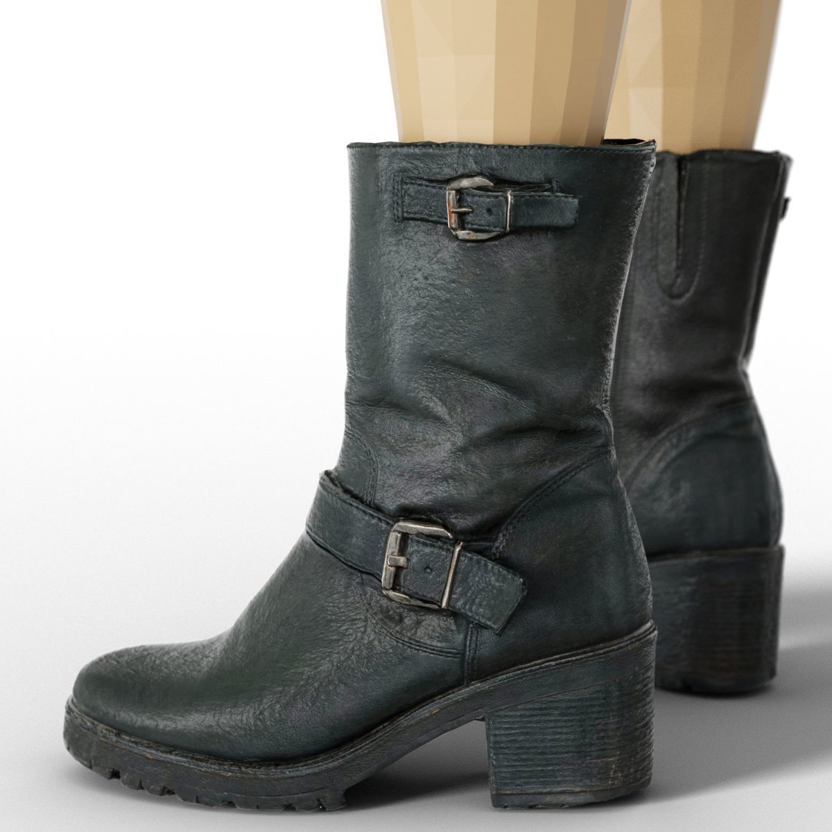 80 Vintage 90s and Rock Clothing Items Fashion collection Women Low-poly 3D model_62