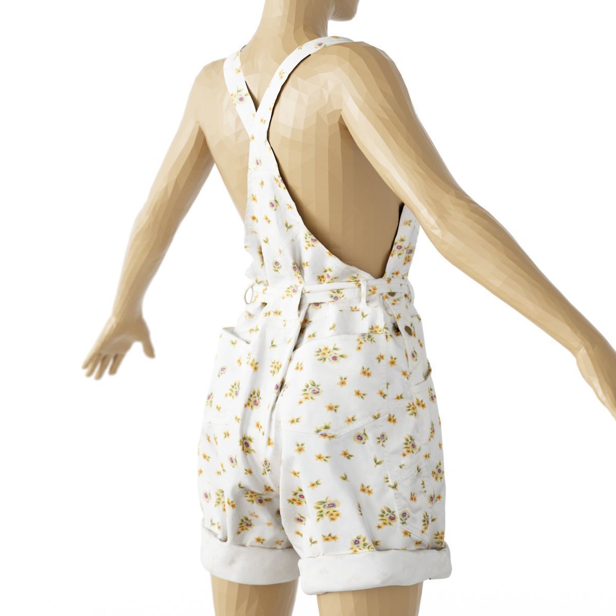 80 Vintage 90s and Rock Clothing Items Fashion collection Women Low-poly 3D model_113