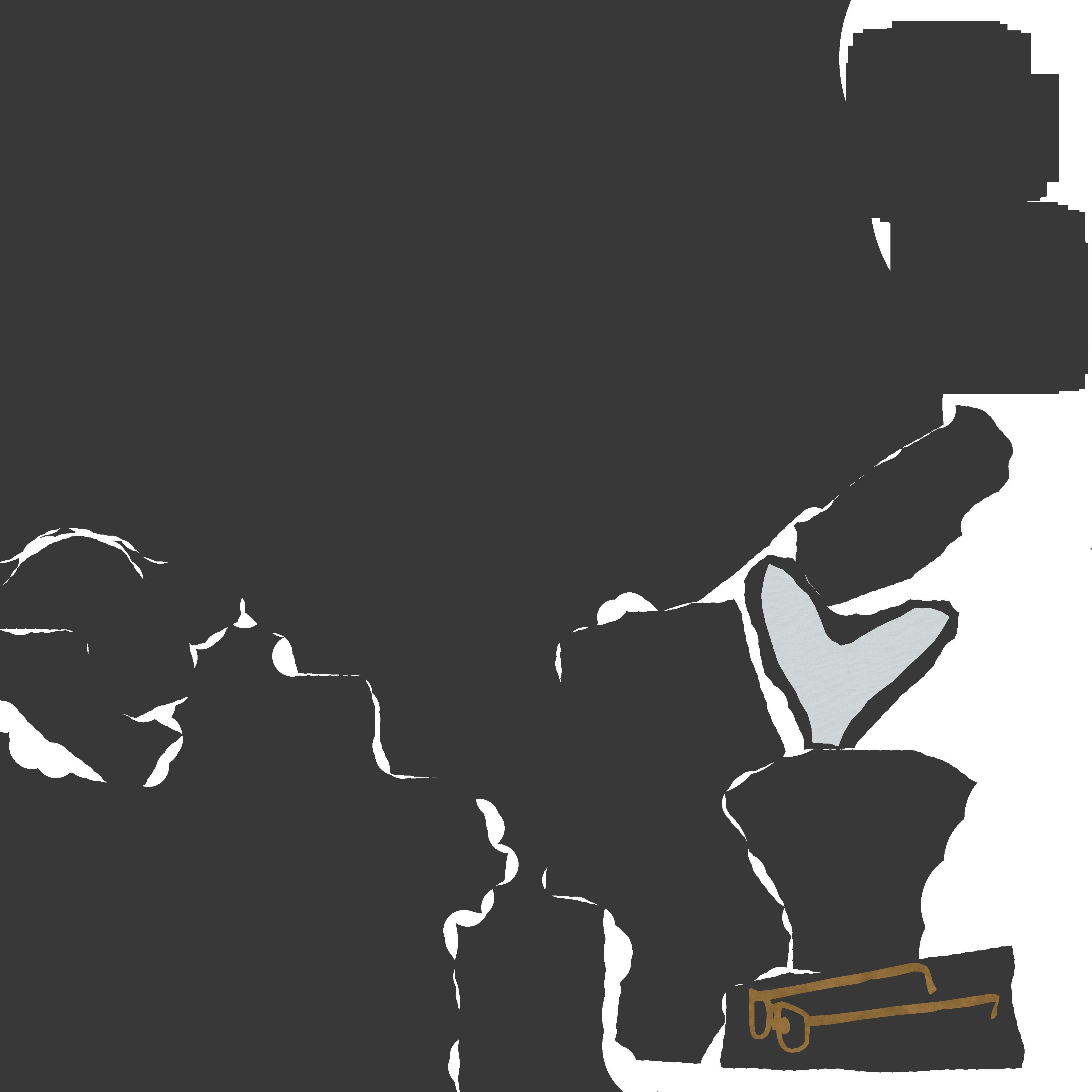 Dick Chaney caricature rigged animated low poly game ready pbr Low-poly 3D model_17