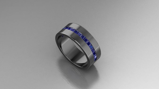Men Women rings 0009by 3D print model