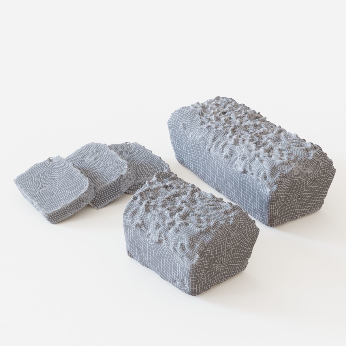 Seeded bread 3D model_6