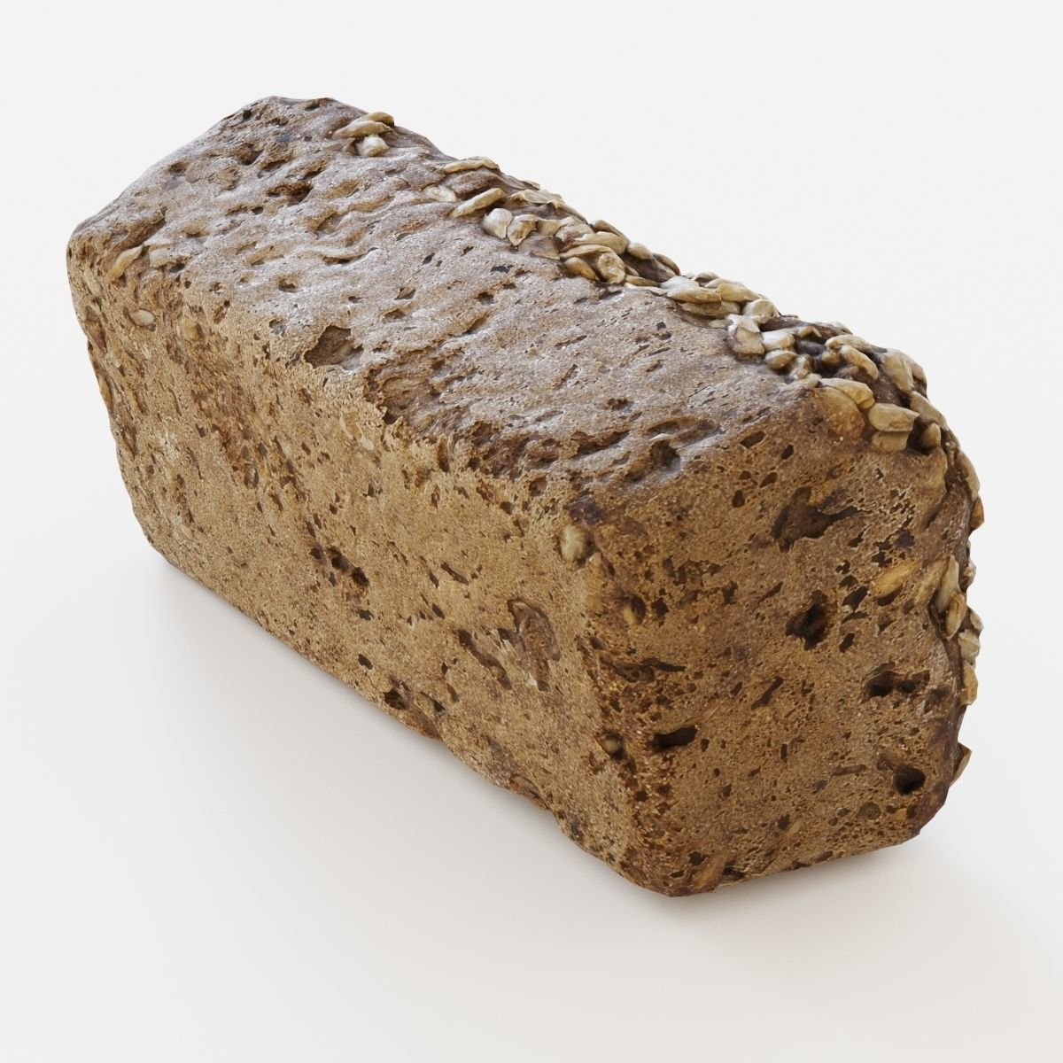 Seeded bread 3D model_8