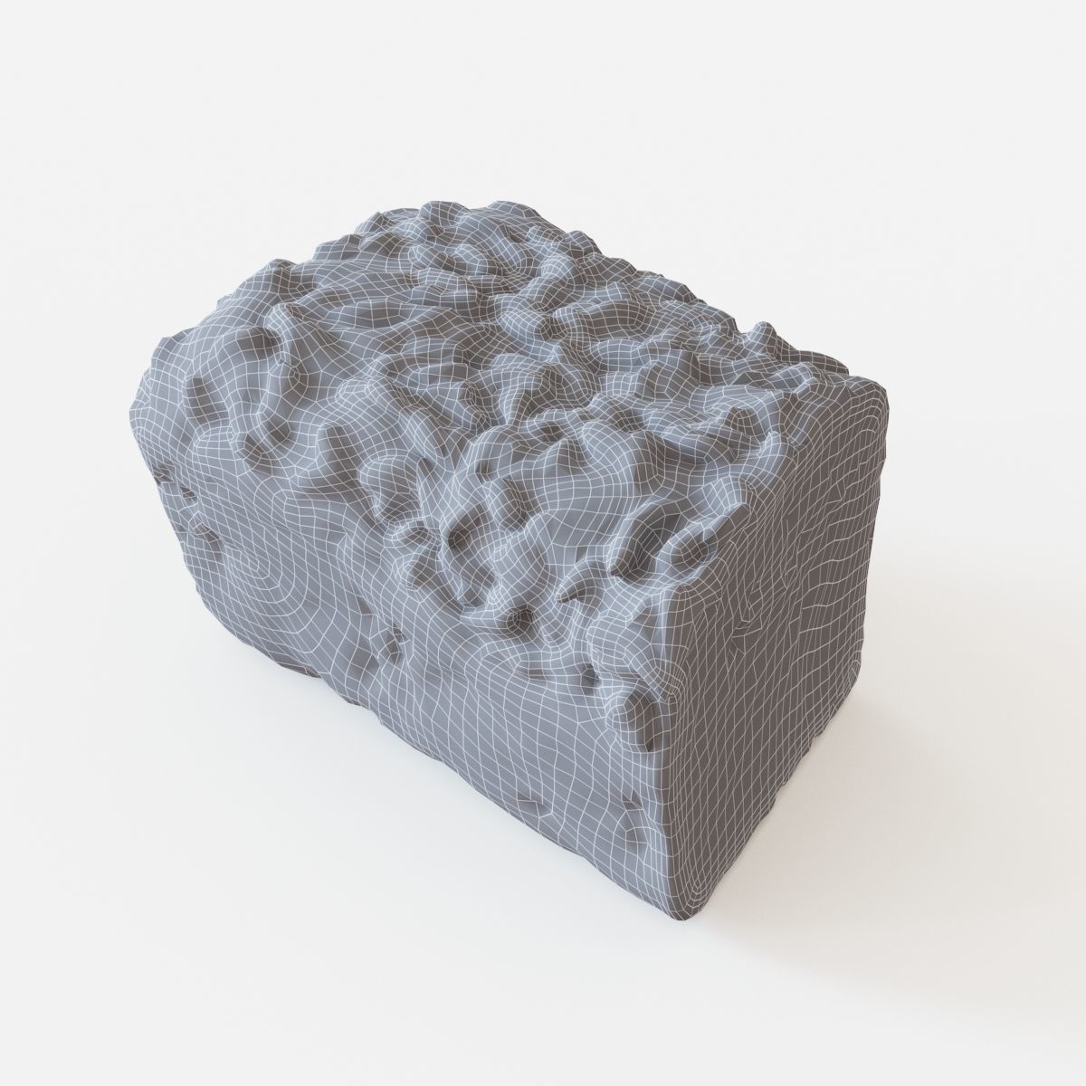 Seeded bread 3D model_3