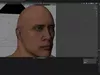 Dwayne The Rock Johnson Realistic Head Metahuman Blender 3D model ...
