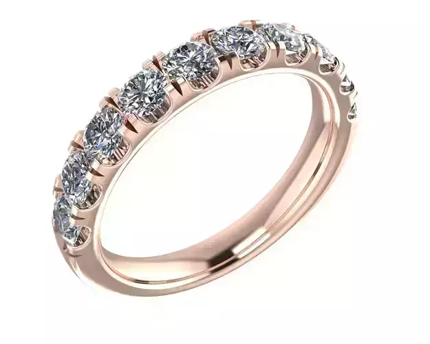 split claw eternity ring