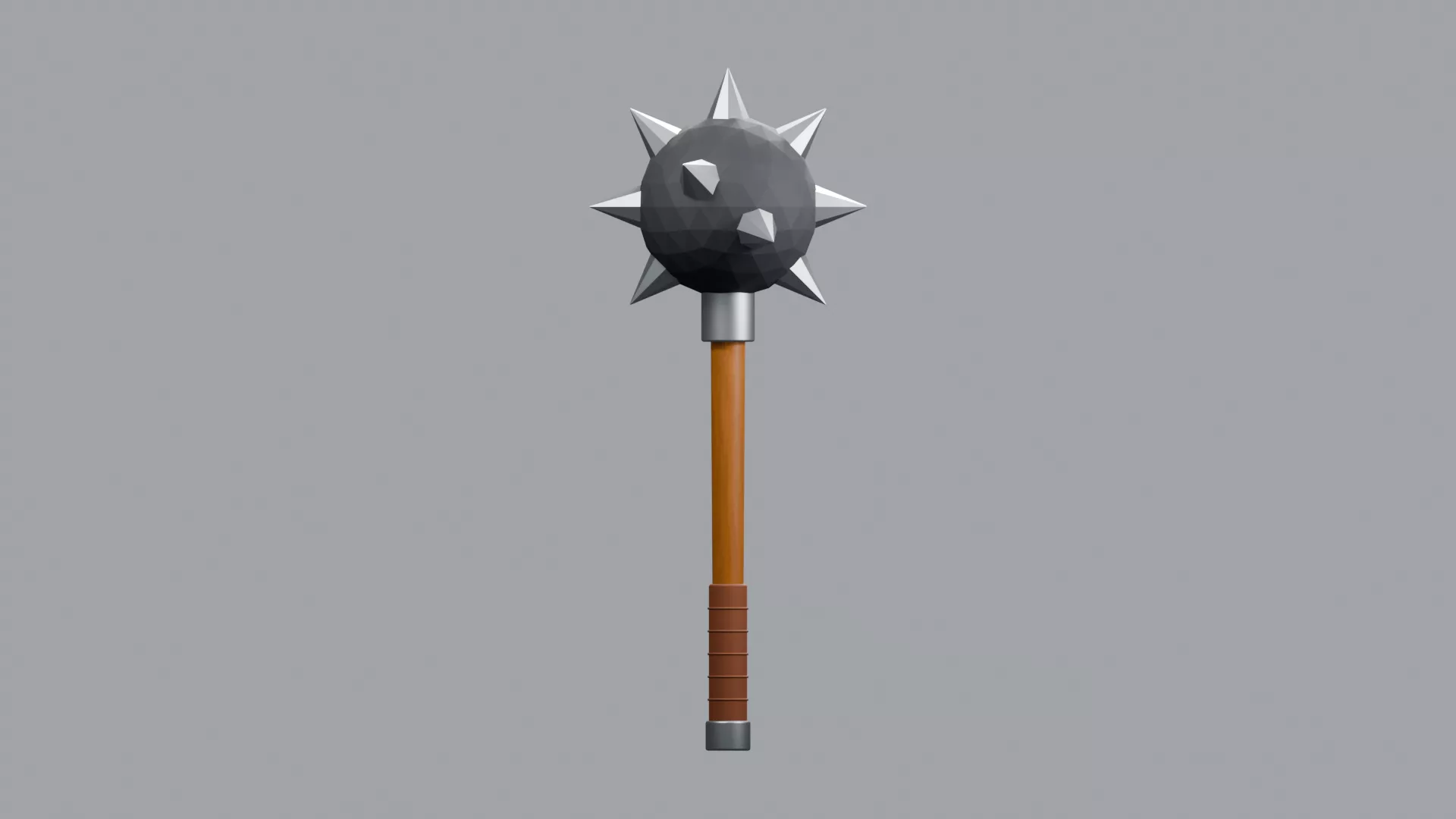 Shuriken Baseball Bat Low-poly 3D model