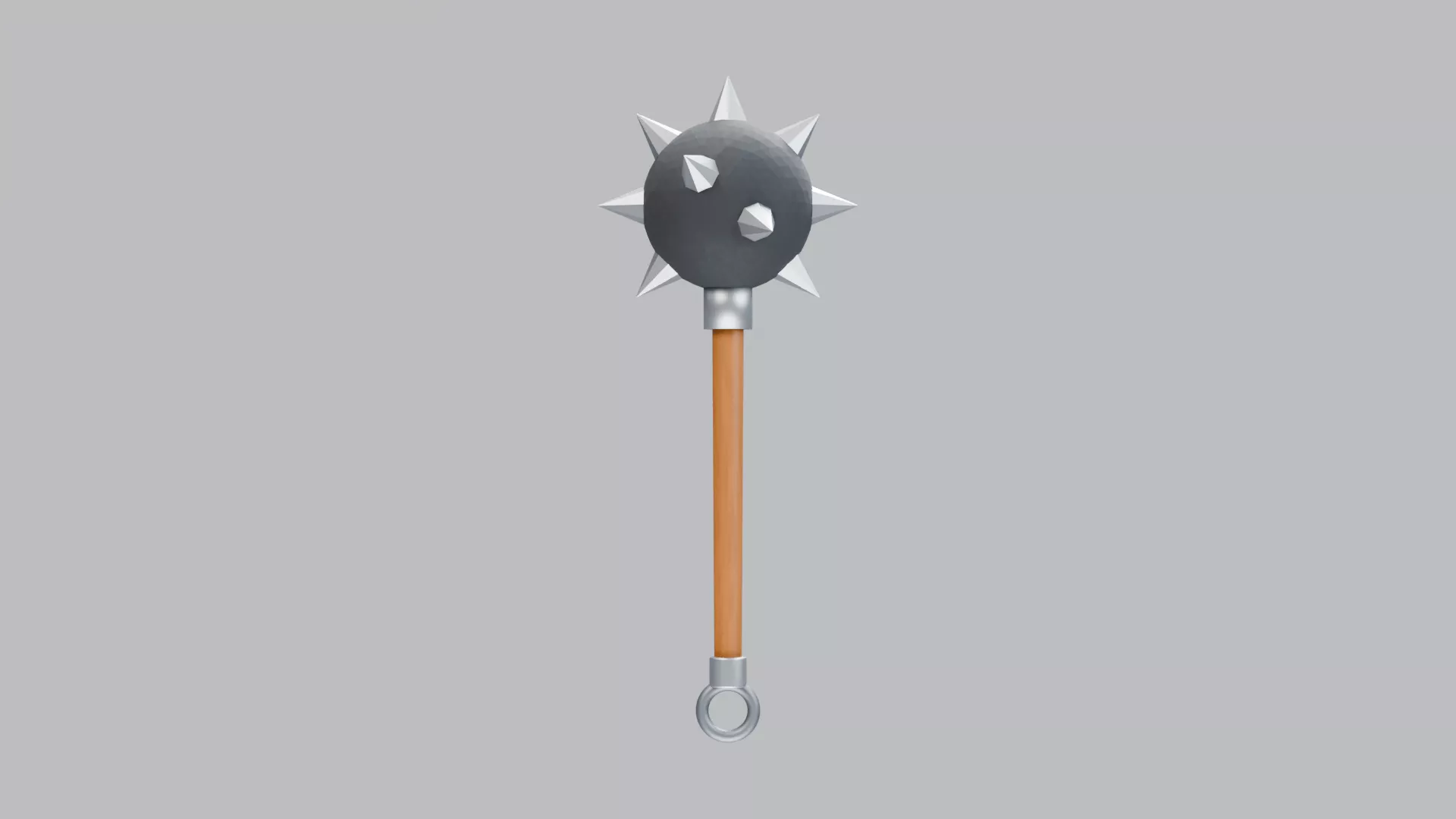 Shuriken Baseball Bat Low-poly 3D model