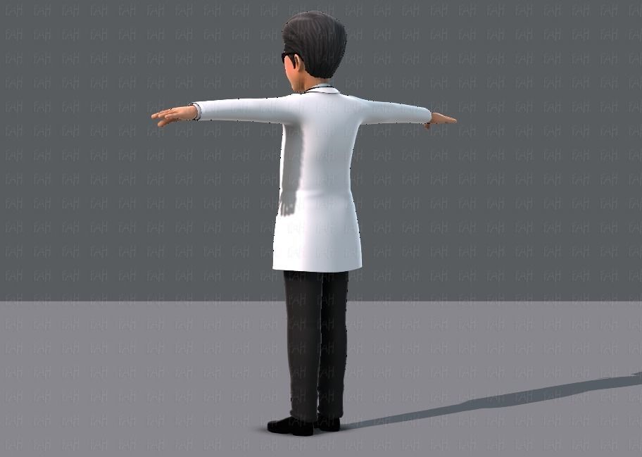 Doctor and Nurse  3D model_25