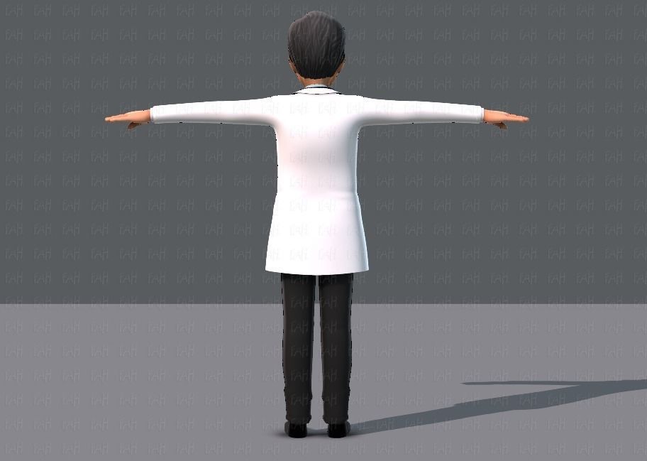 Doctor and Nurse  3D model_30