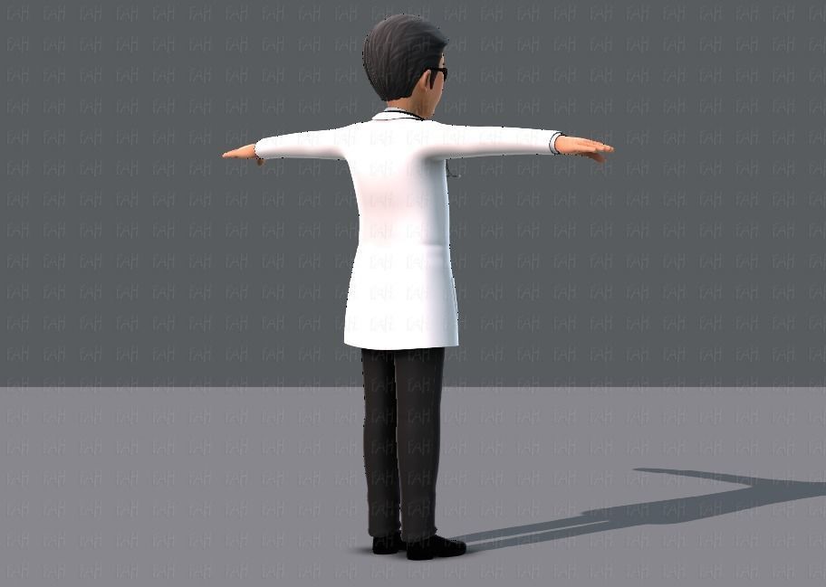 Doctor and Nurse  3D model_29
