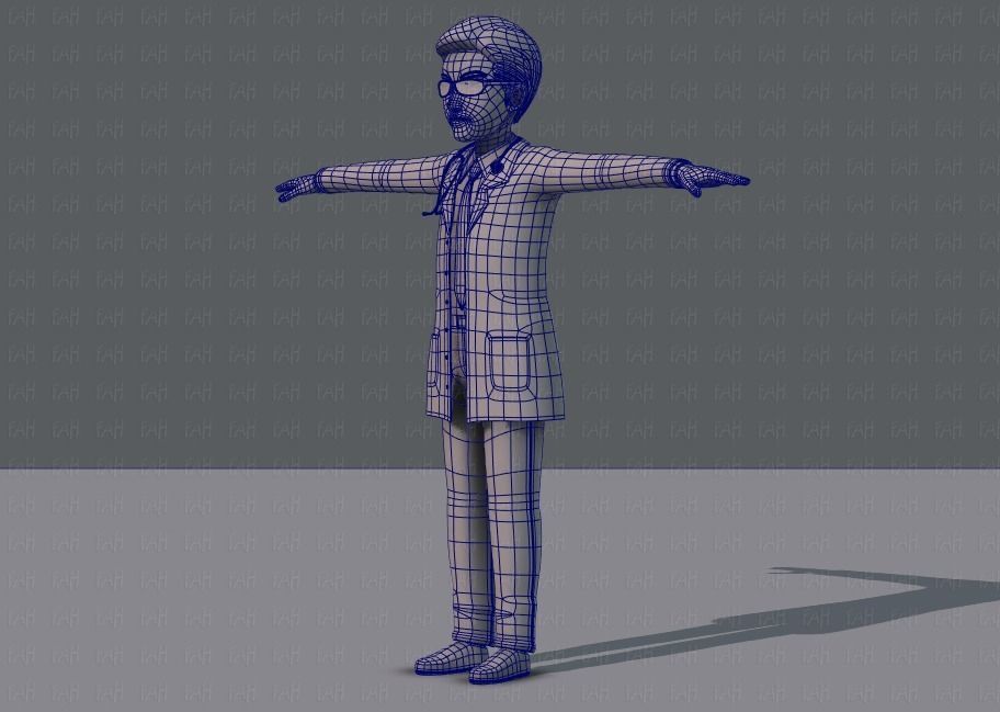 Doctor and Nurse  3D model_39