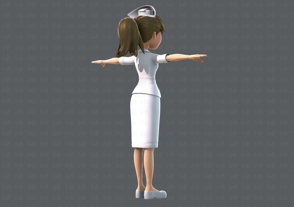 Doctor and Nurse  3D model_9