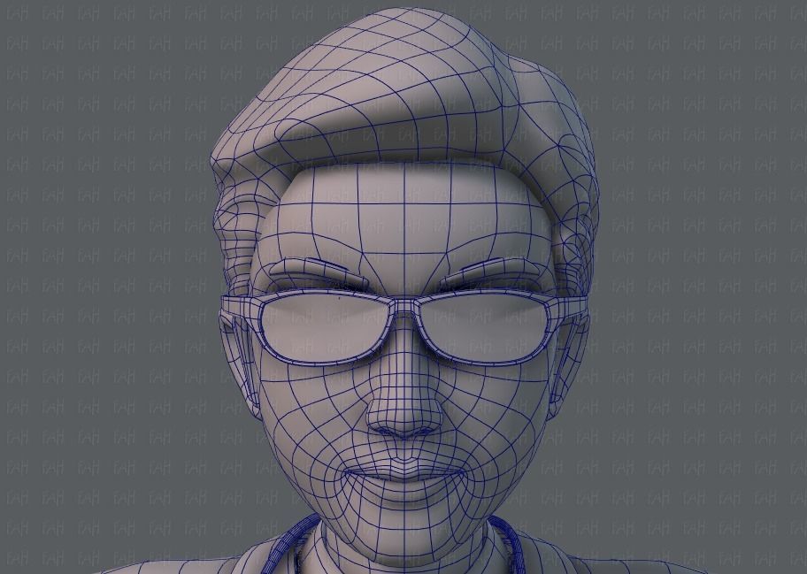 Doctor and Nurse  3D model_38