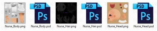 Doctor and Nurse  3D model_23