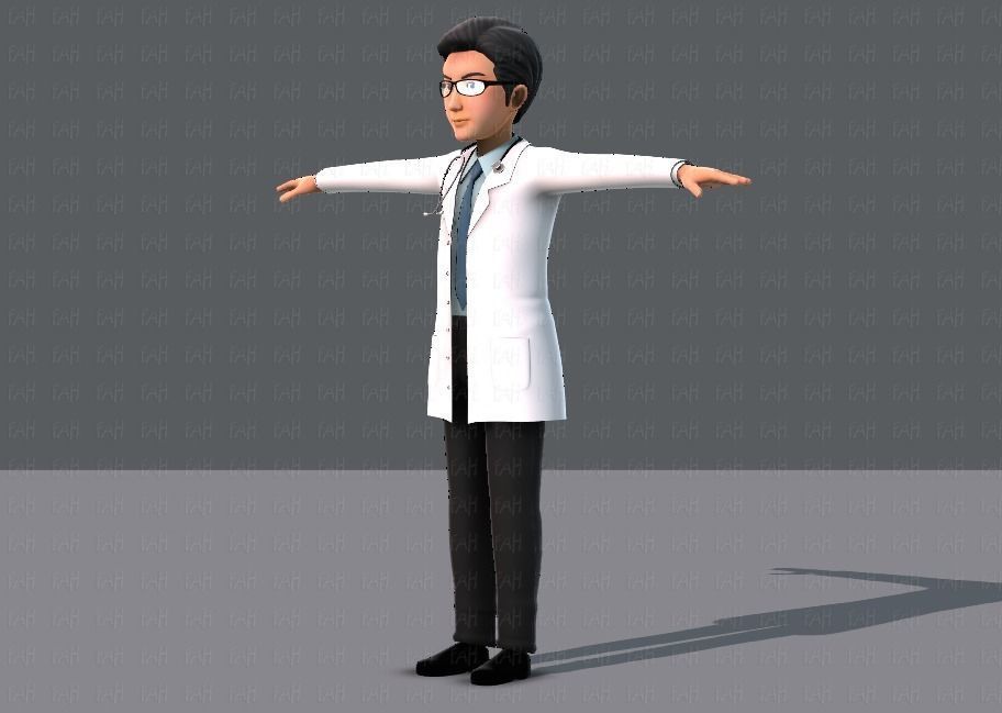 Doctor and Nurse  3D model_32