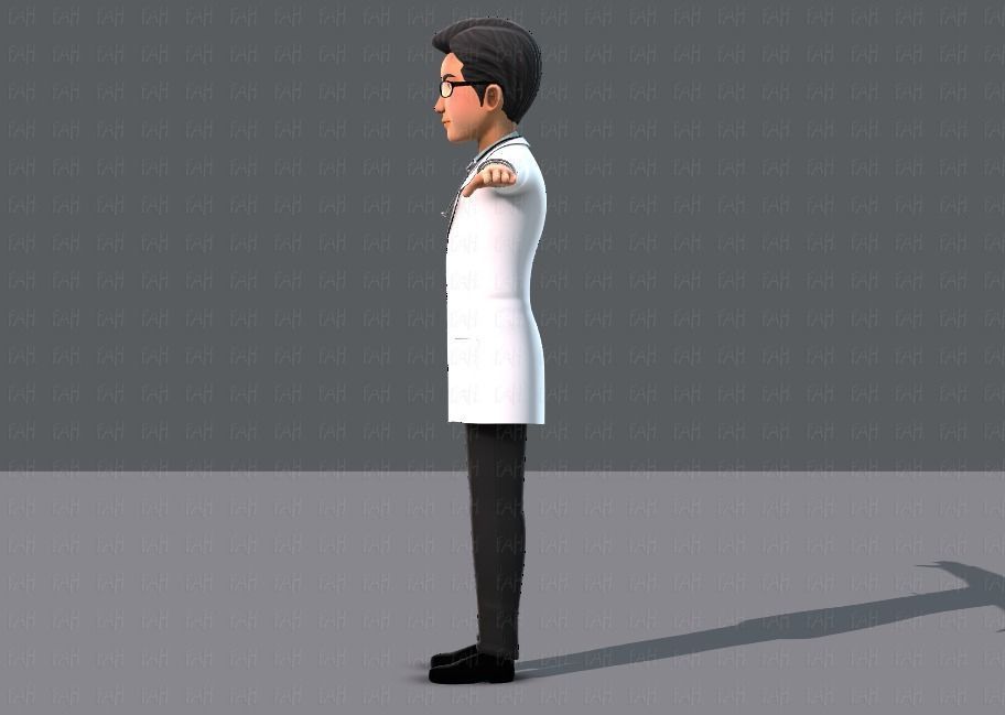 Doctor and Nurse  3D model_27