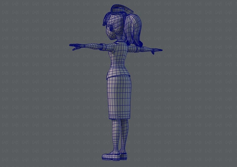 Doctor and Nurse  3D model_17