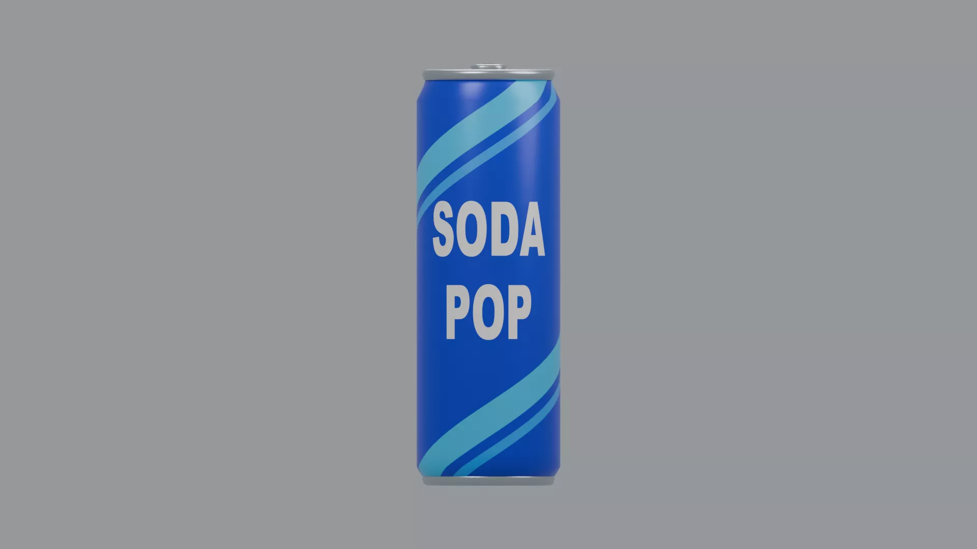 Soda Pop Can Cola Soda Soft Drink Can Low-poly 3D model