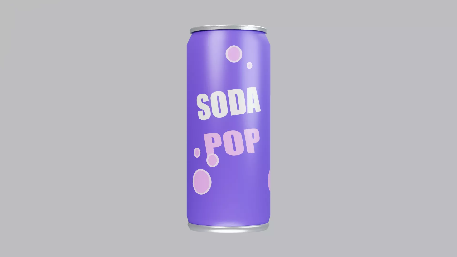 Soda Pop Can Cola Soda Soft Drink Can Low-poly 3D model