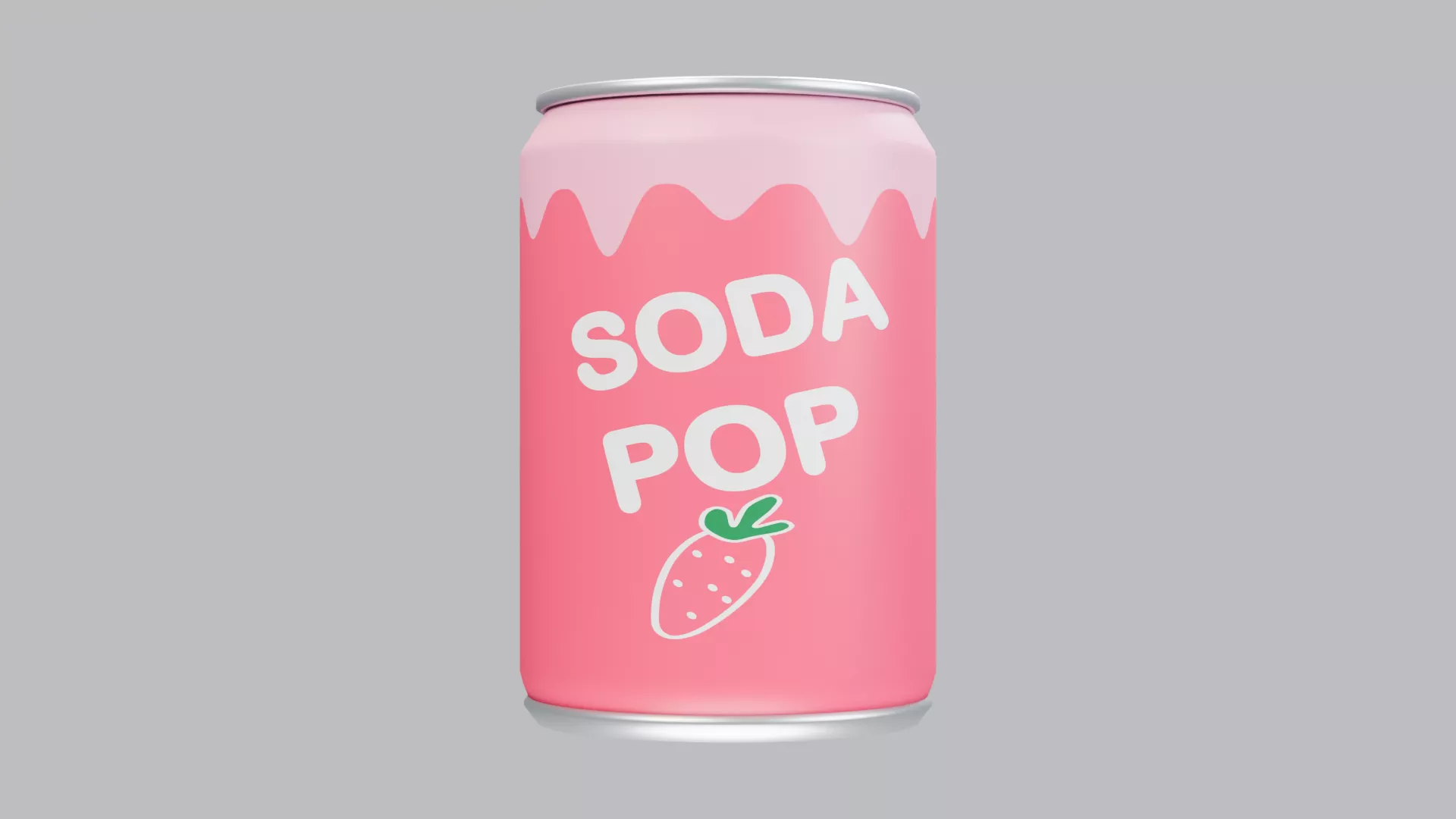 Soda Pop Can Cola Soda Soft Drink Can Low-poly 3D model