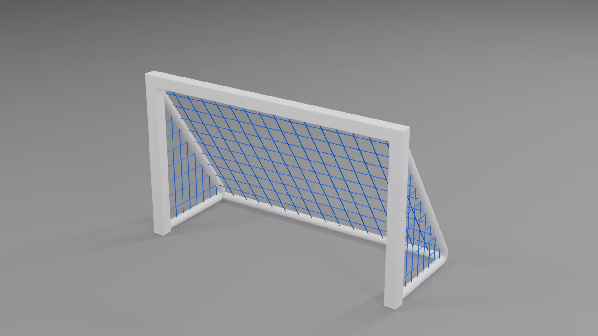 Football Soccer Goal Low-poly 3D model