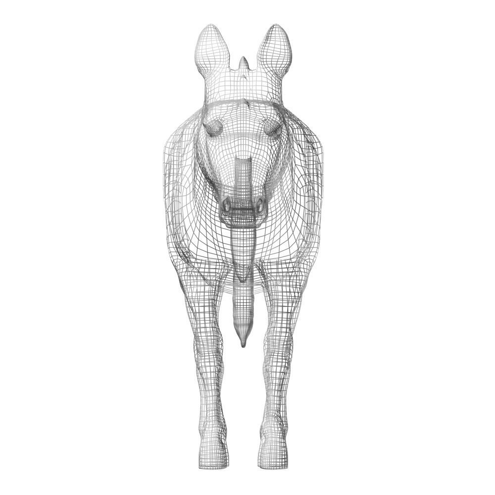 Donkey 3D model_1