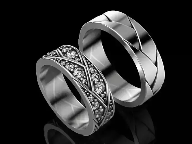 Wedding Ring 3D print model