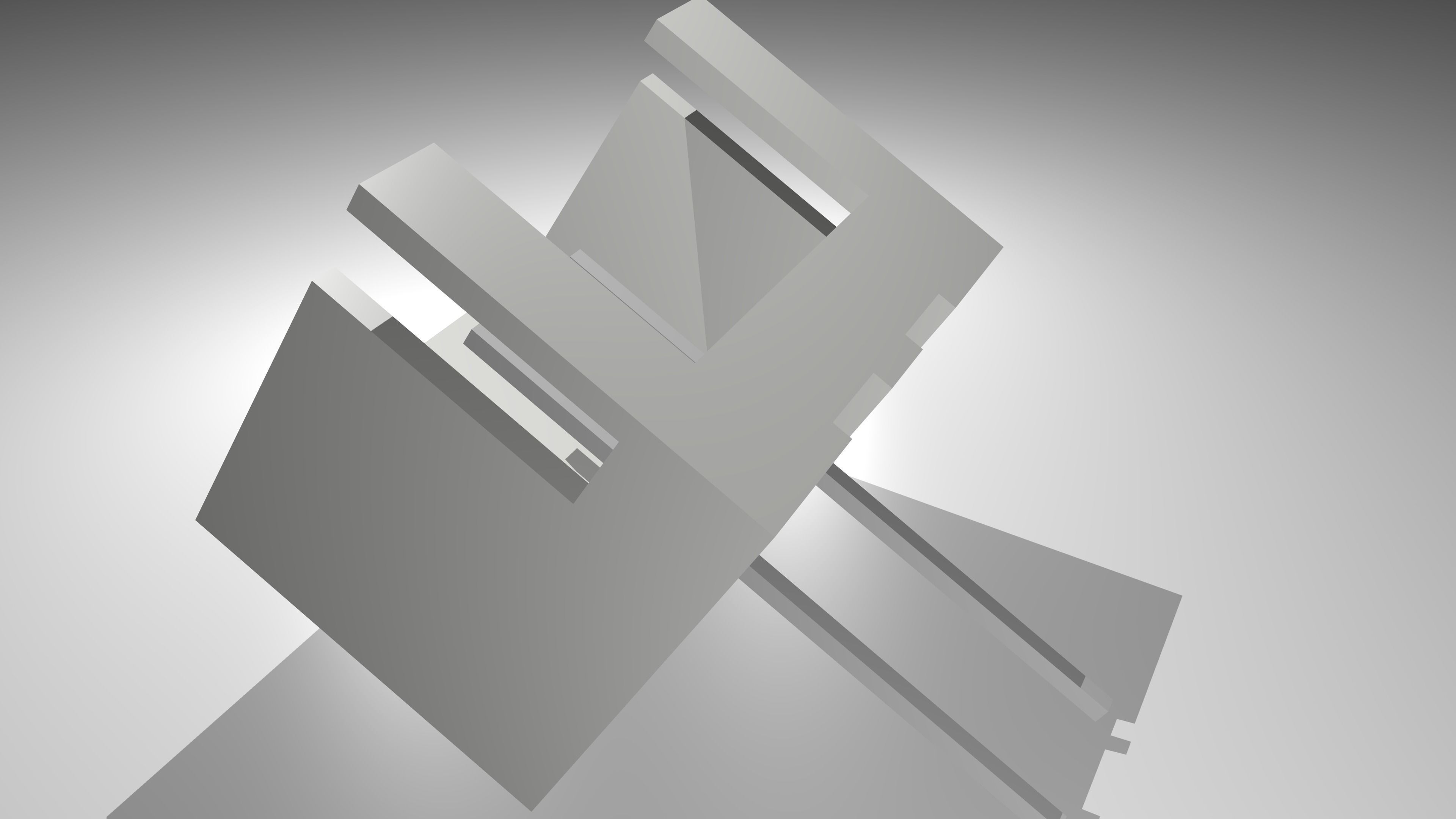 2-Pin Straight Pin Socket Low-poly 3D model_2