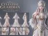 3D model Celestial Guardian Fantasy Female Character VR / AR / low-poly ...