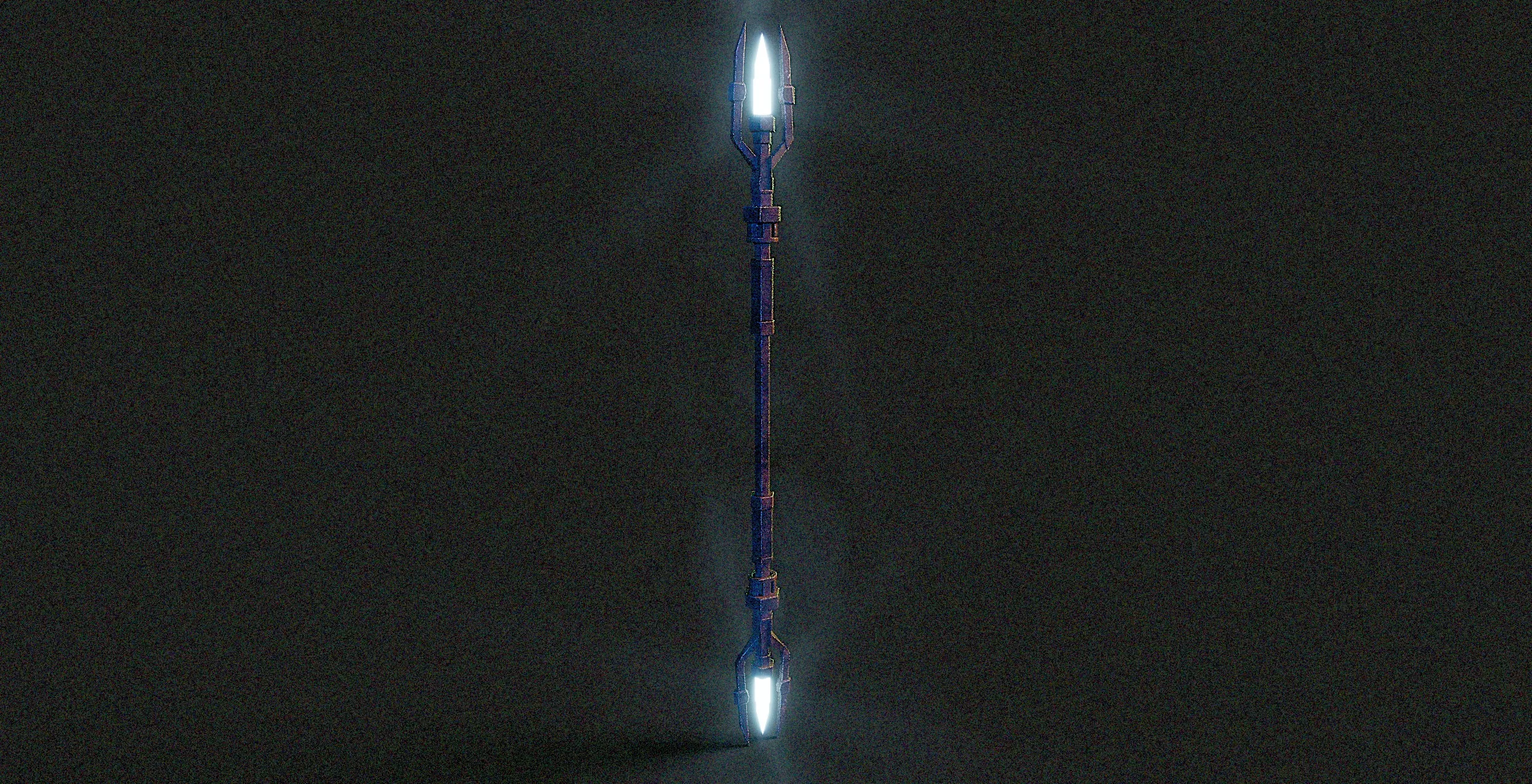 Cyberpunk Staff - Sci-Fi Energy Staff Free low-poly 3D model