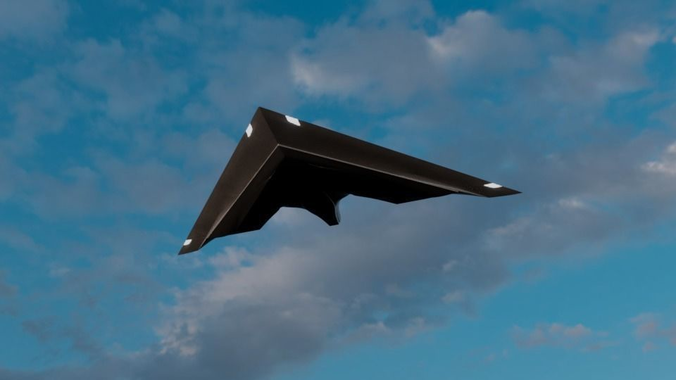 Arrow-shaped UFO