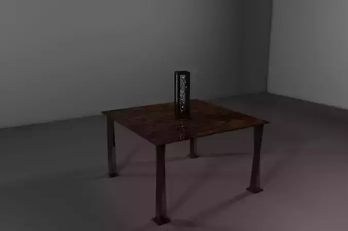 Modern Lamp and Table