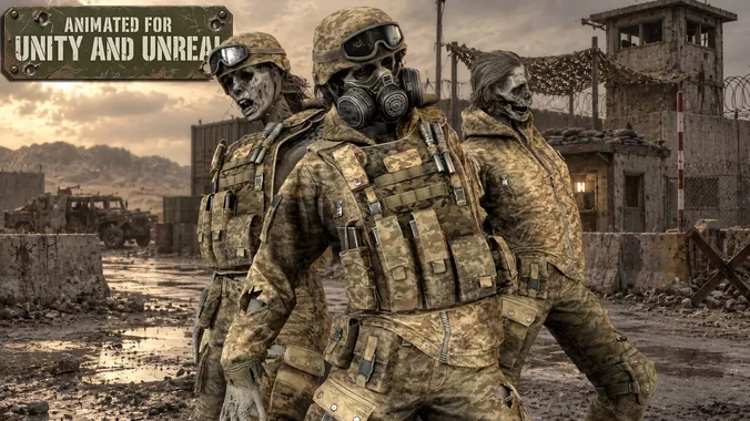 Zombie Soldier Girl